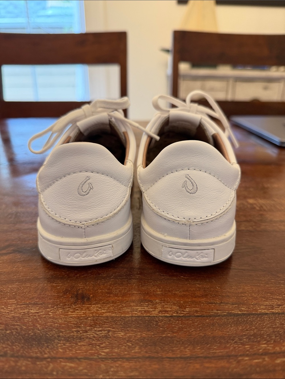OluKai White Women's Sneakers - Picture 6 of 8